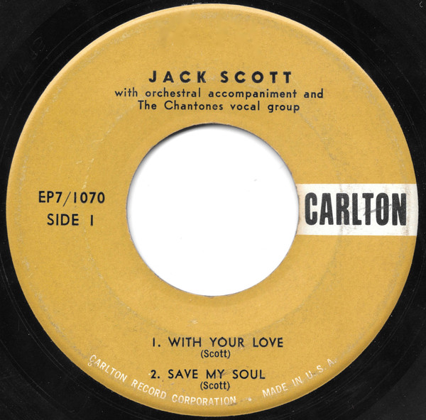 lataa albumi Jack Scott And The Chantones - With Your Love
