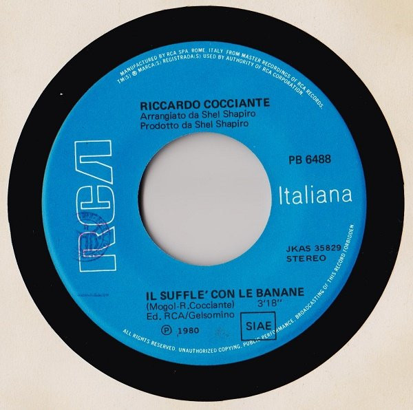 télécharger l'album Riccardo Cocciante - Cervo A Primavera Il Sufflè Con Le Banane