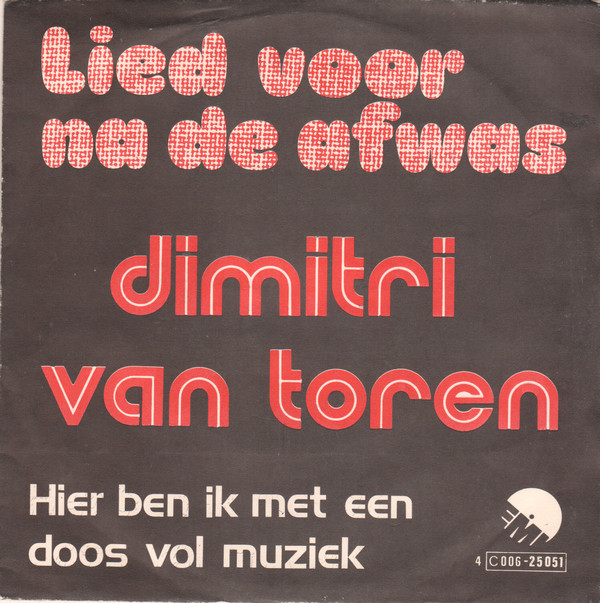 descargar álbum Dimitri Van Toren - Lied Voor Na De Afwas