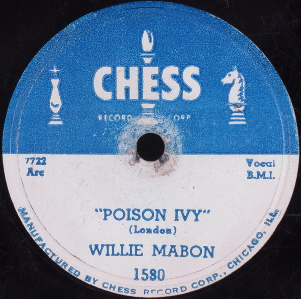 Willie Mabon – Poison Ivy / Say Man (1954, Shellac) - Discogs