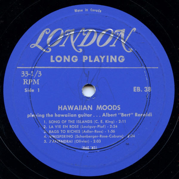 télécharger l'album Albert (Bert) Renaldi - Hawaiian Moods