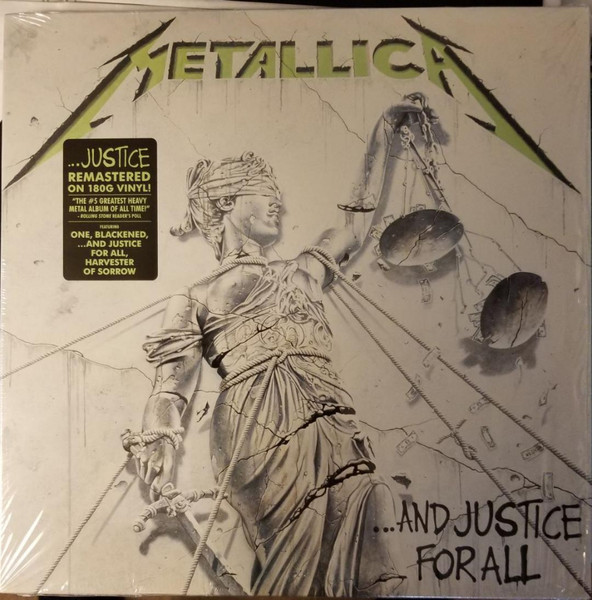 Metallica - Justice For All: Edizione Limitata su Vinile Blu: justice for  all - live broadcast woodstock 1994 - blue vinyl: : CD e Vinili}