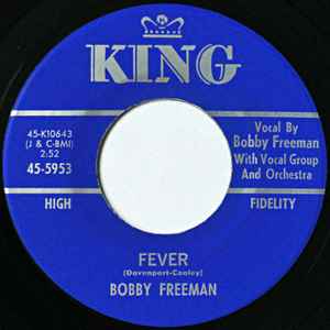 Bobby Freeman - Fever / What Can I Do album cover
