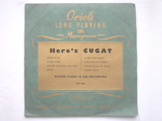 Xavier Cugat And His Orchestra – Here's Cugat (1952, Vinyl) - Discogs