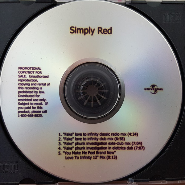 lataa albumi Simply Red - Fake You Make Me Feel Brand New