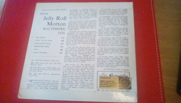 baixar álbum Jelly Roll Morton - Baltimore 1938