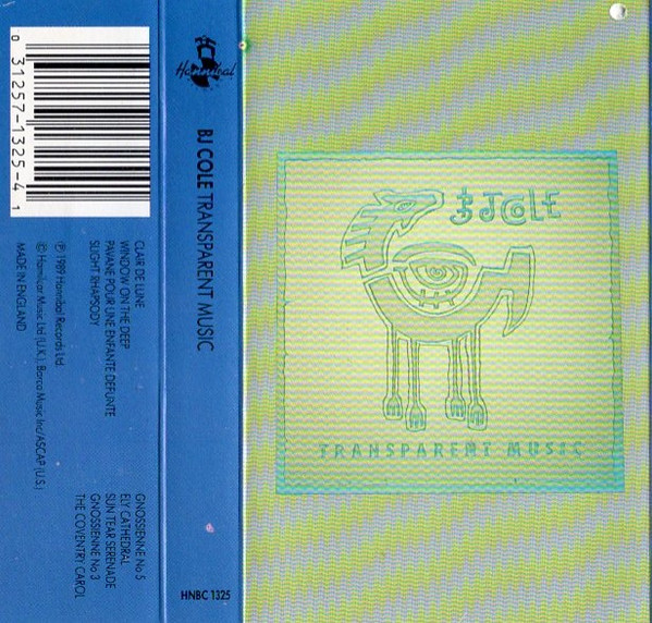 BJ Cole – Transparent Music (1989, Cassette) - Discogs
