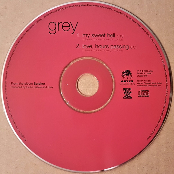 descargar álbum Grey - My Sweet Hell Love Hours Passing