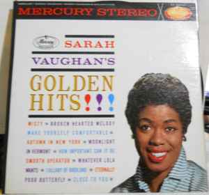 Sarah Vaughan - Sarah Vaughan's Golden Hits album cover