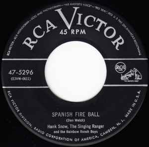Hank Snow - Spanish Fire Ball / Between Fire And Water album cover