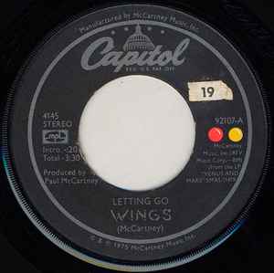 Wings (2) - Letting Go album cover