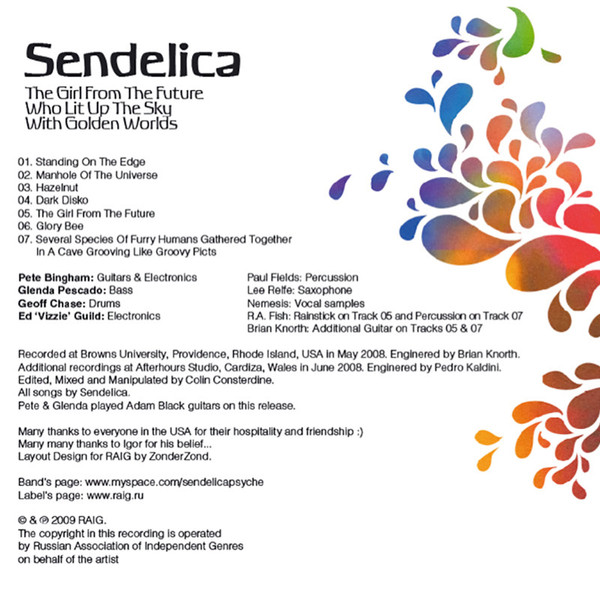 Album herunterladen Sendelica - The Girl From The Future Who Lit Up The Sky With Golden Worlds