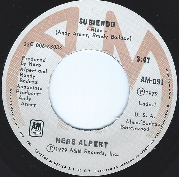 Herb Alpert - Rise | Releases | Discogs