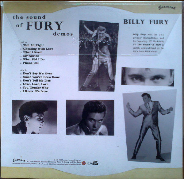 baixar álbum Billy Fury - The Sound Of Fury Demos