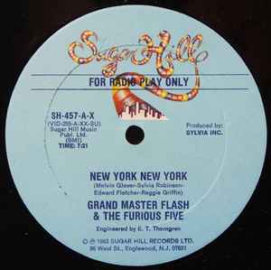 Grandmaster Flash & The Furious Five – New York New York (1983, Vinyl) -  Discogs