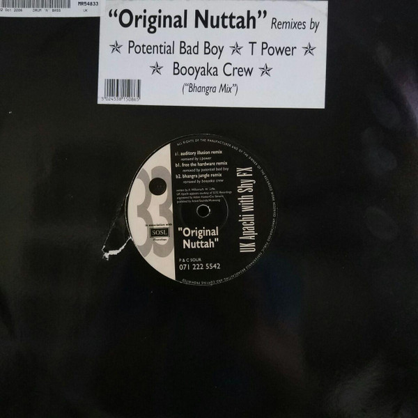 last ned album UK Apachi & Shy FX - Original Nuttah Remixes