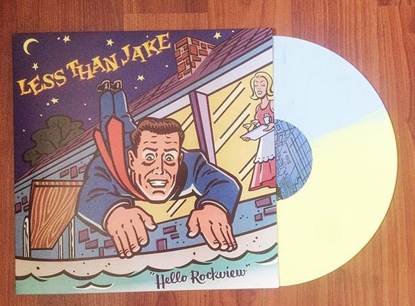 Less Than Jake – Hello Rockview (2016, Half Easter Yellow/Half