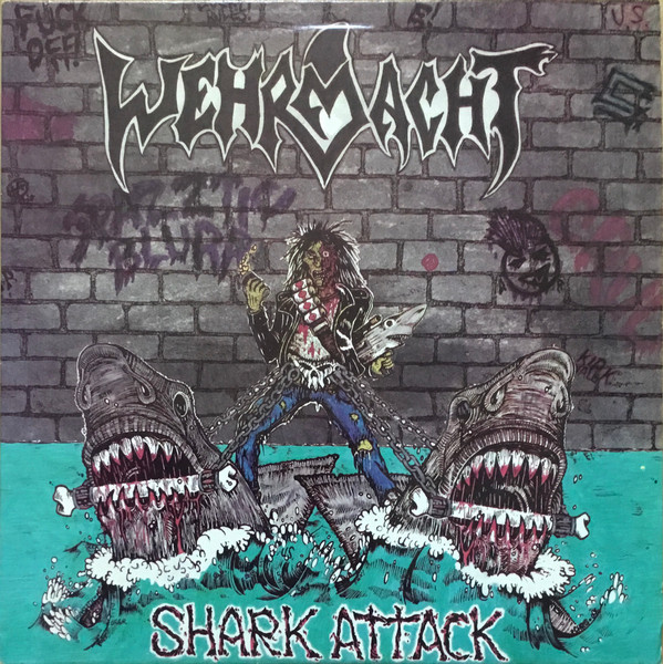 Wehrmacht – Shark Attack (1987, Blue, Vinyl) - Discogs