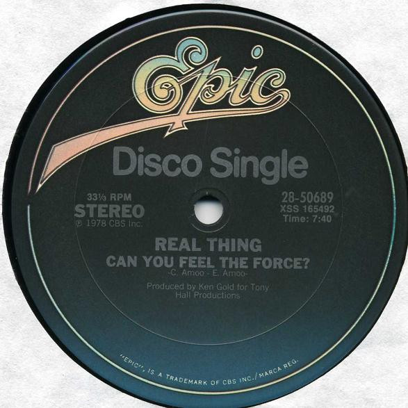 The Real Thing – Can You Feel The Force? (1978, Vinyl) - Discogs