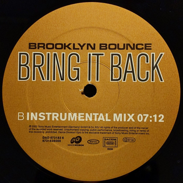 Album herunterladen Brooklyn Bounce - Bring It Back