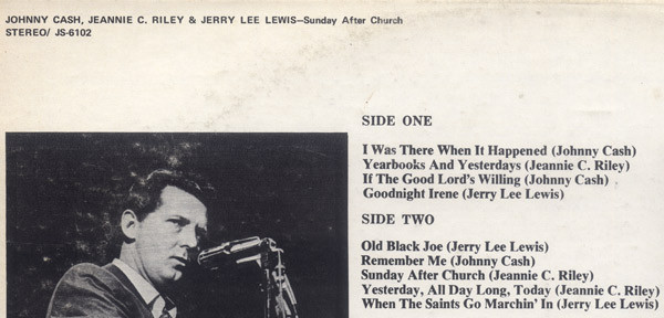 lataa albumi Johnny Cash, Jeannie C Riley, Jerry Lee Lewis - Sunday After Church