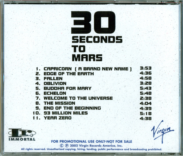 30 Seconds To Mars - 30 Seconds To Mars | Releases | Discogs