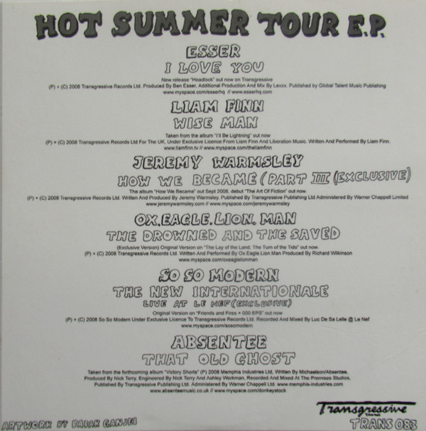 ladda ner album Various - Transgressive Records Hot Summer Tour