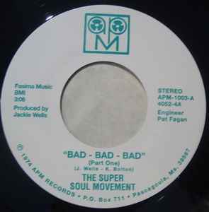 The Super Soul Movement Bad Bad Bad 1974 Vinyl Discogs