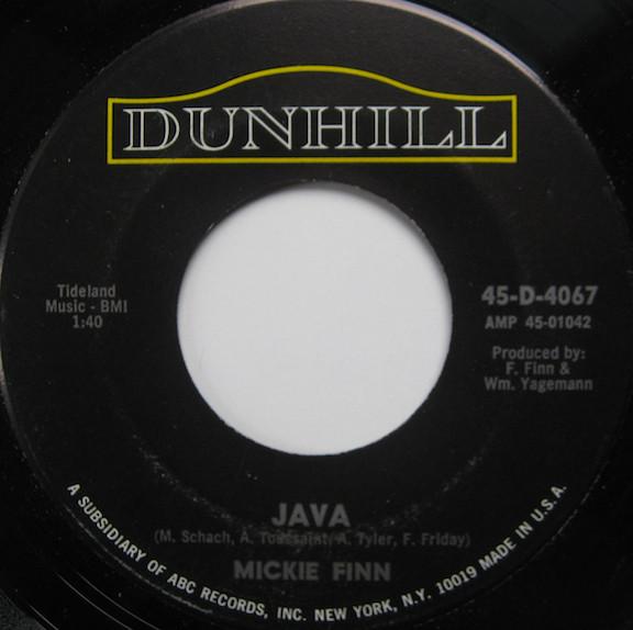 Mickie Finn – Java (1967, Vinyl) - Discogs