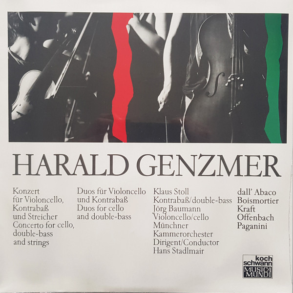 télécharger l'album Harald Genzmer - Konzert Für Violoncello Kontrabaß Und Streicher