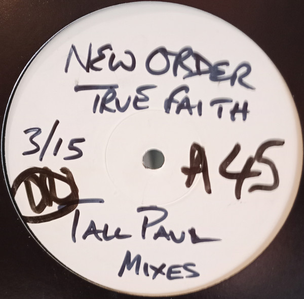 New Order – True Faith (Tall Paul Mixes) (1994, Vinyl) - Discogs