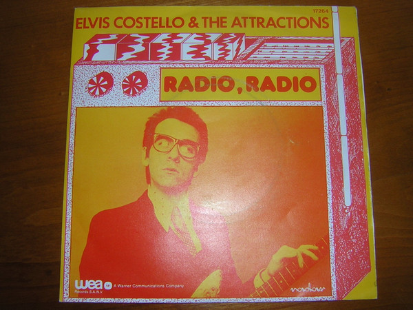 aleatorio Plantando árboles Banco de iglesia Elvis Costello & The Attractions – Radio Radio (1978, Vinyl) - Discogs