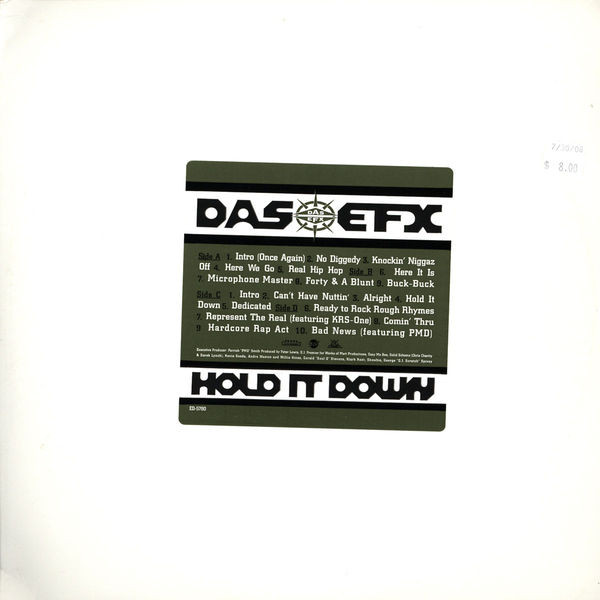 Das EFX – Hold It Down (1995, CD) - Discogs