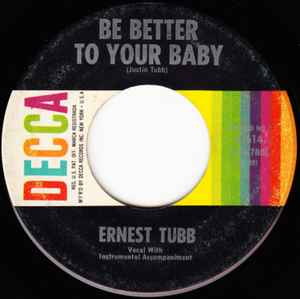Ernest Tubb - Be Better To Your Baby album cover