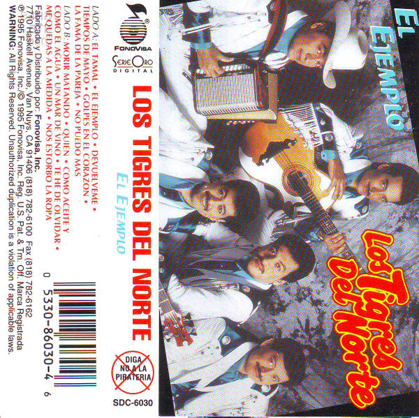 Los Tigres Del Norte – El Ejemplo (1995, Cassette) - Discogs