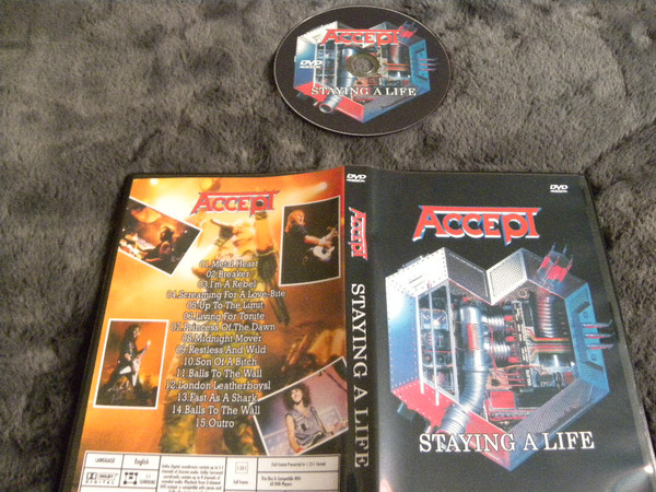 Accept – Staying A Life (1990, VHS) - Discogs