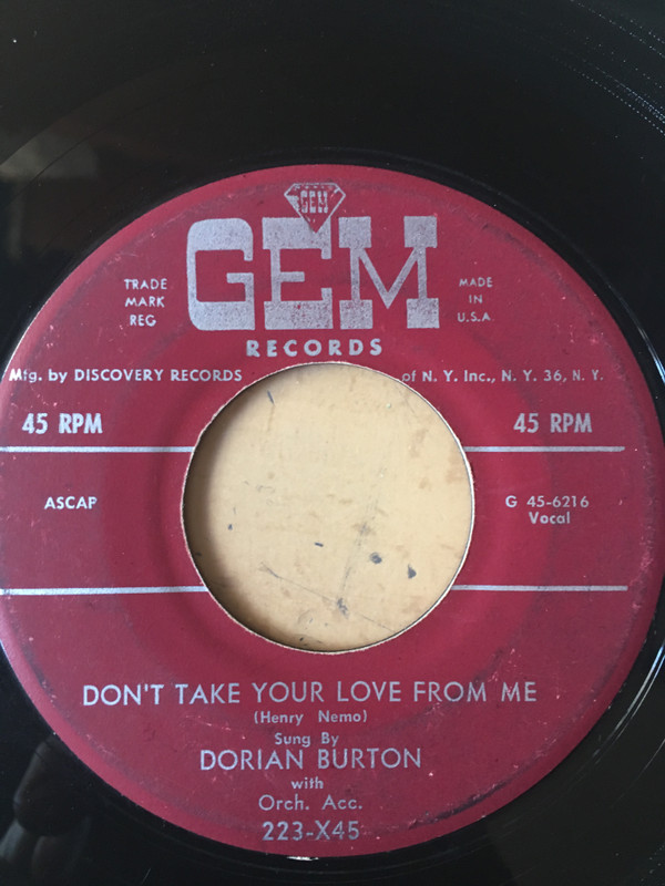 Album herunterladen Dorian Burton - Please Set Me Free Dont Take Your Love From Me