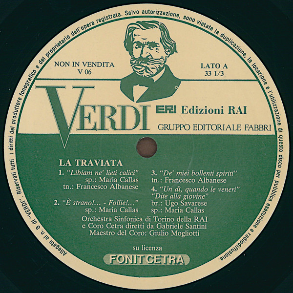 lataa albumi Verdi - Brani Dalla Traviata