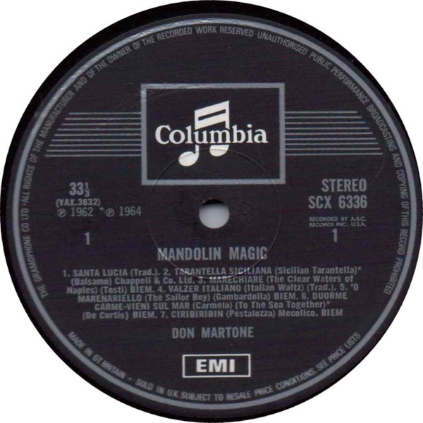 télécharger l'album Don Martone - Mandolin Magic