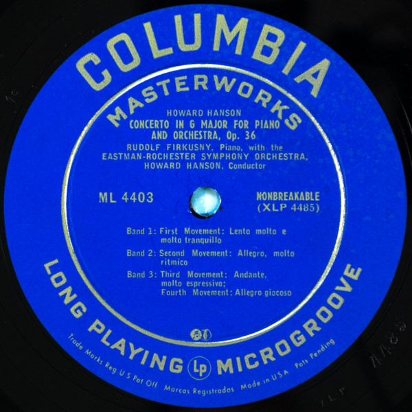 baixar álbum Howard Hanson, Grieg, Rudolf Firkusny, EastmanRochester Symphony - Concerto In G Major For Piano And Orchestra Op 36 Holberg Suite Op 40