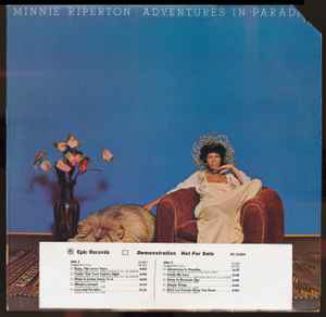 Minnie Riperton – Adventures In Paradise (1975, Vinyl) - Discogs