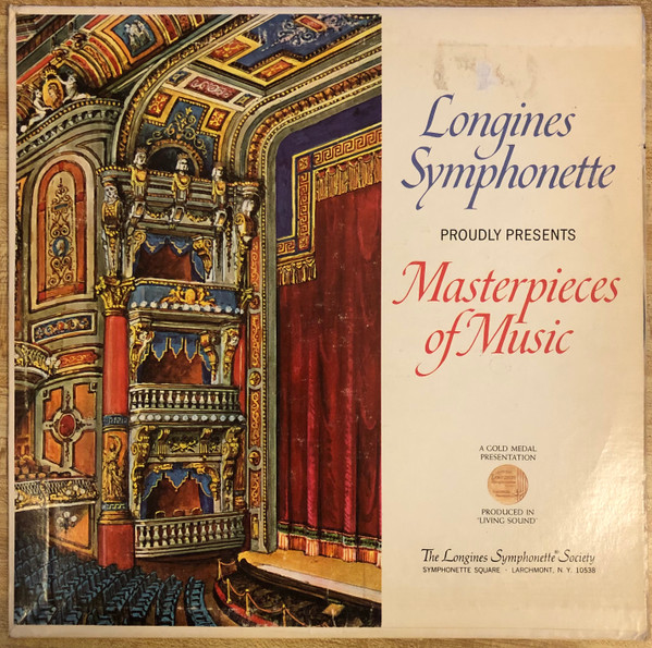 The Longines Symphonette Masterpieces Of Music Vinyl US 0