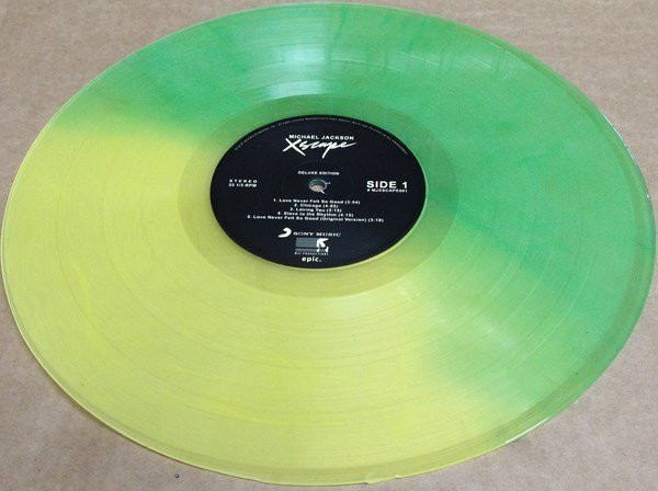 Jackson – Xscape (2014, Half Yellow, Green, Vinyl)