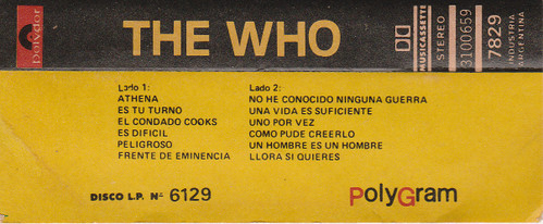 Album herunterladen The Who - Es Difícil