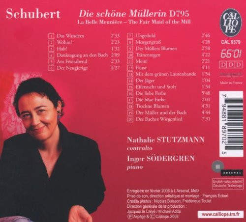 télécharger l'album Schubert, Nathalie Stutzmann, Inger Södergren - Die Schöne Müllerin