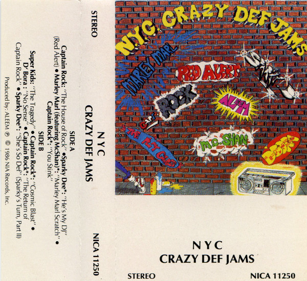 N.Y.C. Crazy Def Jams (1986, Cassette) - Discogs