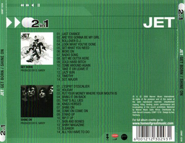 last ned album Jet - Get Born Shine On