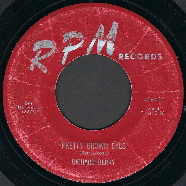 ladda ner album Richard Berry - Pretty Brown Eyes I Am Bewildered