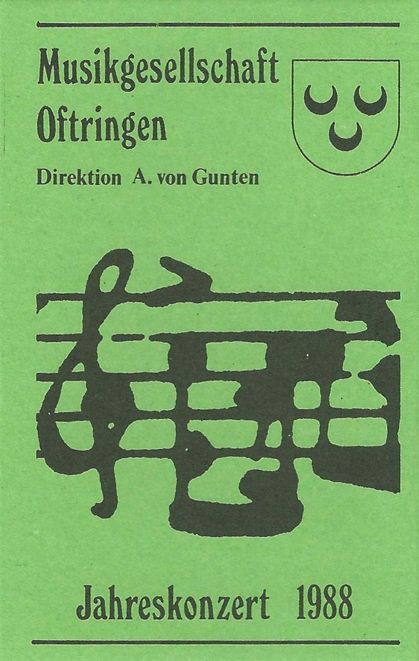 lataa albumi Musikgesellschaft Oftringen - Jahreskonzert 1988