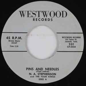 N.A. Stephenson & The Four Kings - Pins And Needles / Boogie Woogie Country Girl album cover